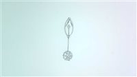 Pendente Sommer Gioielli Donna Invisible setting in Oro bianco Diamante 0.14 Ct FIORE DIA CT 0.14 H/SI SOMMER - FIORE DIA CT 0.14 H/SI SOMMER